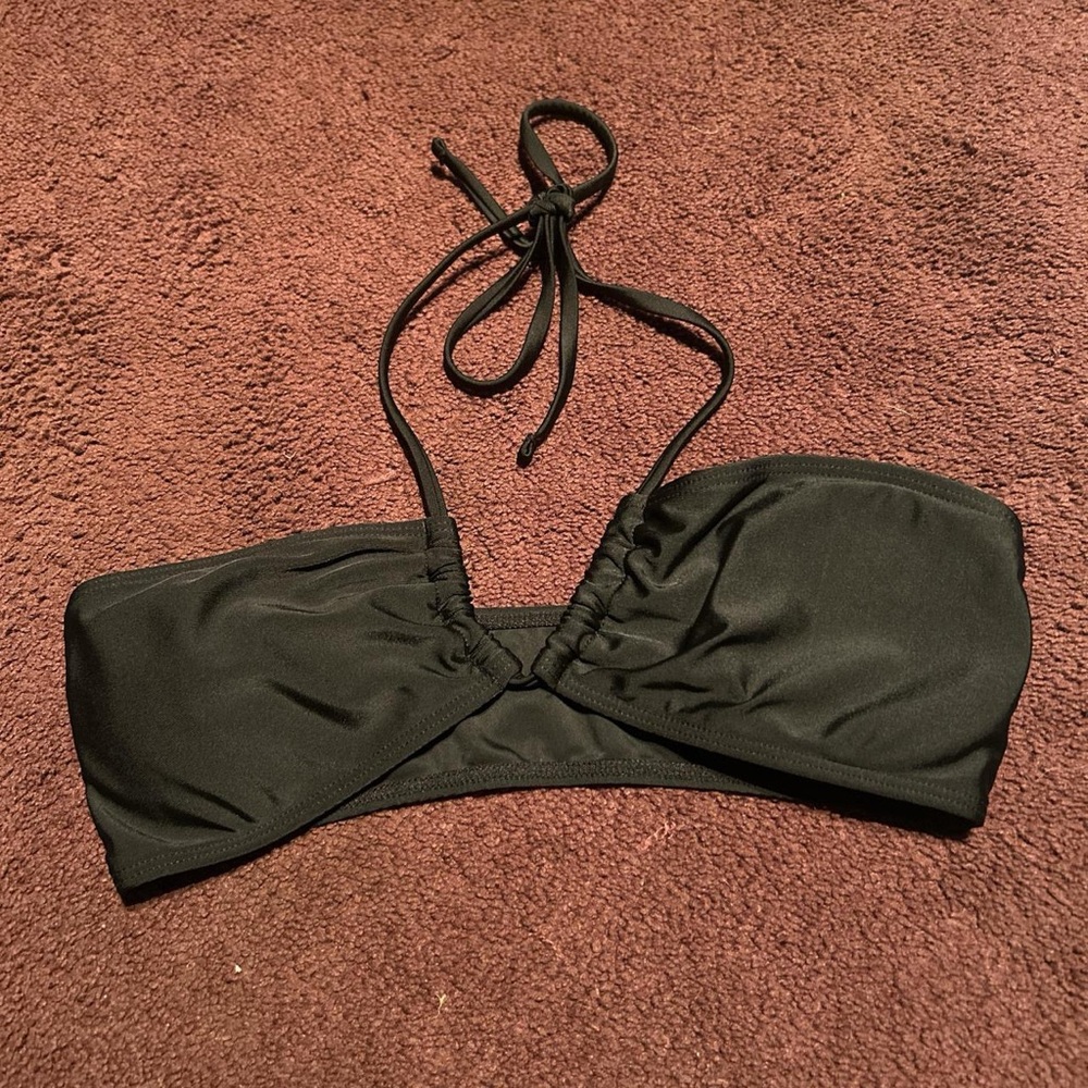 Black Bandeau Bikini Top